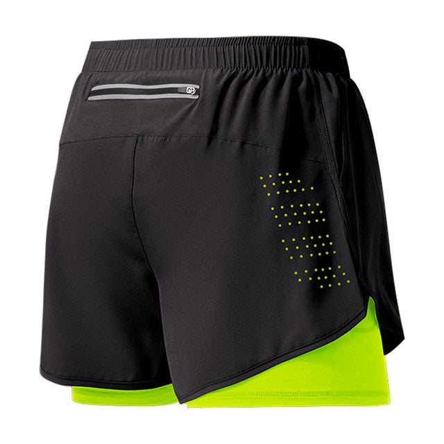 "Schnelltrocknende Herren Laufshorts mit Reißverschluss, schwarz, atmungsaktiv, ideal für Sport und Fitness, Größe M"