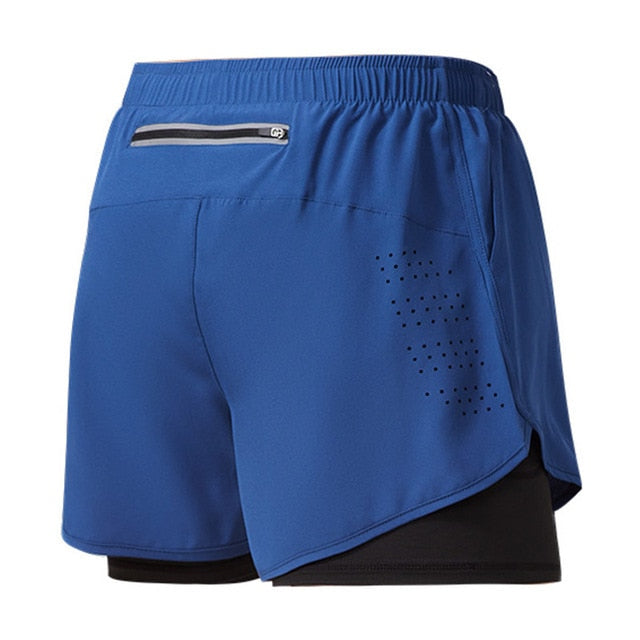 "Schnelltrocknende Herren Laufshorts mit Reißverschluss, schwarz, atmungsaktiv, ideal für Sport und Fitness, Größe M"