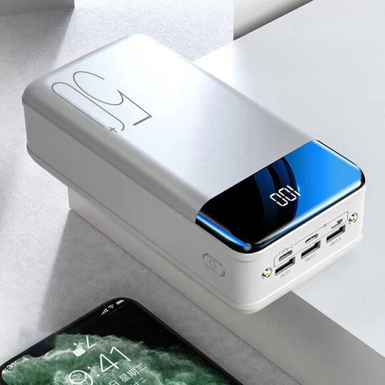 30.000 mAh Powerbank | Schnellladung | Externe Stromquelle