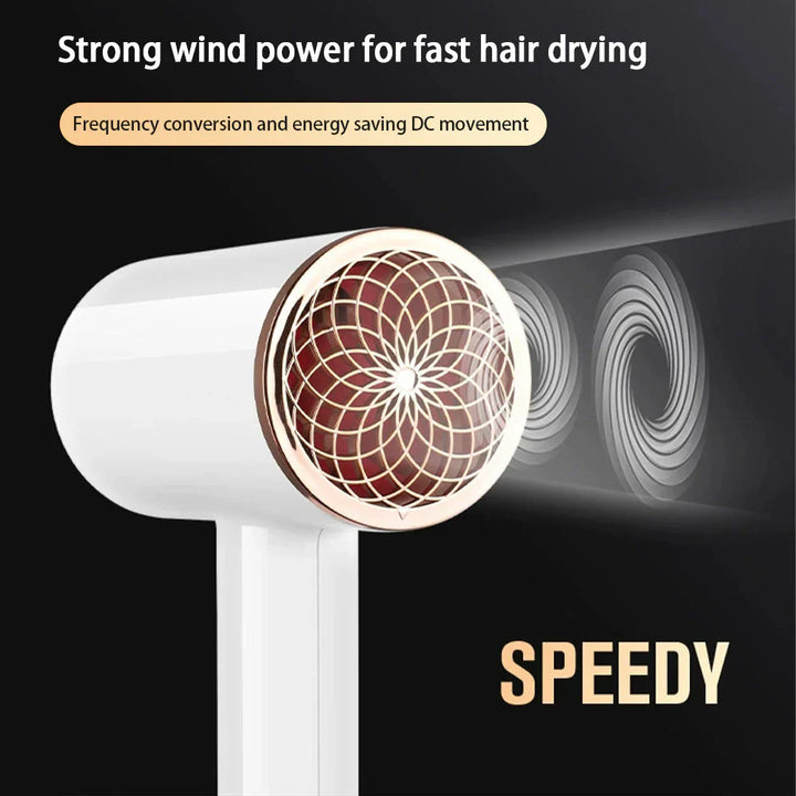 "Schwarzer 2400W Haartrockner mit Ionentechnologie, ergonomischem Griff und Kalt-/Warmluftfunktion für Profi-Styling."