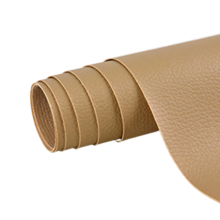 "Selbstklebender Leder Reparaturflicken in Beige für Möbelreparatur, langlebig und wasserresistent, einfache Anwendung."