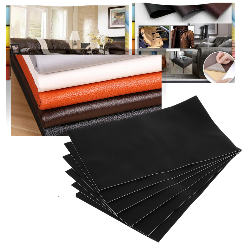 "Selbstklebender Leder Reparaturflicken in Beige für Möbelreparatur, langlebig und wasserresistent, einfache Anwendung."