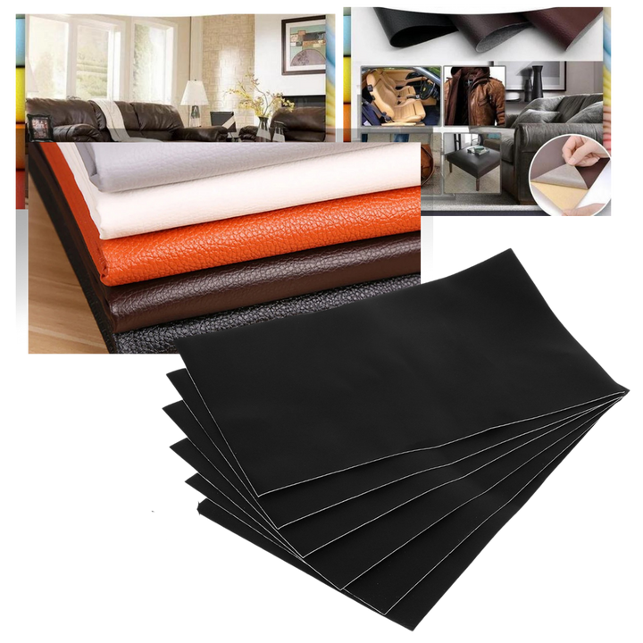 "Selbstklebender Leder Reparaturflicken in Beige für Möbelreparatur, langlebig und wasserresistent, einfache Anwendung."