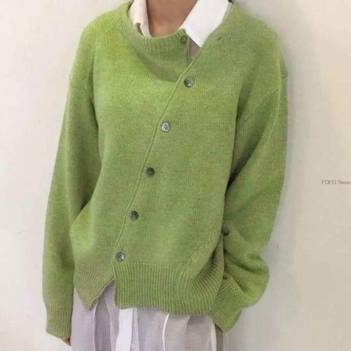 Eleganter Strick-Cardigan mit Knopfverschluss