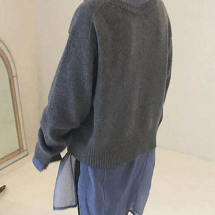 Bequeme Kaschmirjacke mit Knopfdetails