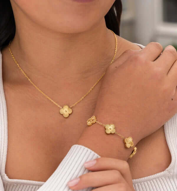 Luxuriöses Clover Schmuckset