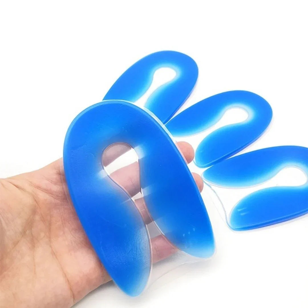 "Silikon-Fersenpolster im Schuh für Komfort und Schmerzlinderung, ergonomisches Design, weich und rutschfest"