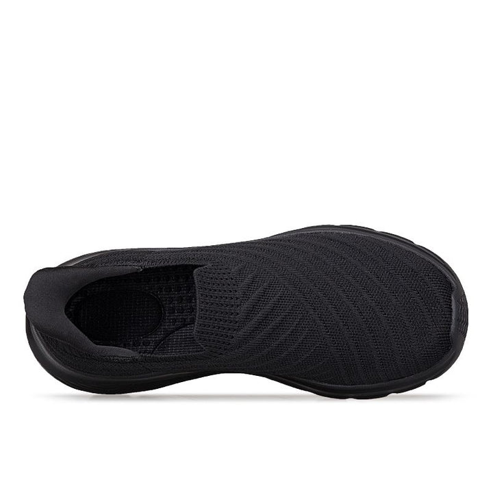 "Slip On Sneaker Damen, bequemer Anti-Schmerz Schlupfschuh, lila, gepolsterte Einlegesohle, rutschfest, ohne Schnürsenkel"