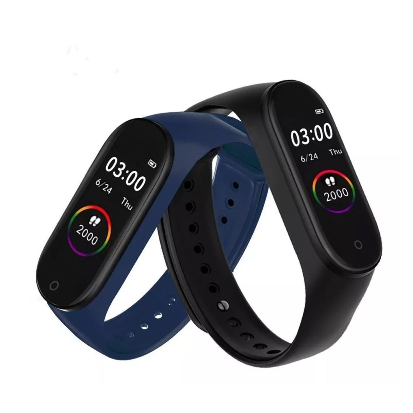 "Smartwatch mit Blutdruck- & Herzfrequenzmesser, schwarzer TFT-Touchscreen, wasserdicht IP67 für Gesundheitsüberwachung."