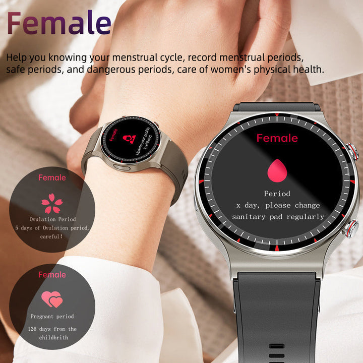 "Smartwatch mit EKG, Blutsauerstoff- und Herzfrequenzüberwachung, stilvolles Design, Gesundheitsüberwachung, Technologie-Gadg