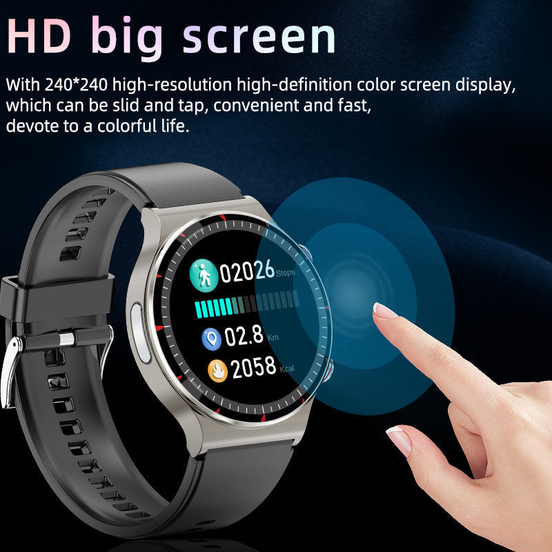 "Smartwatch mit EKG, Blutsauerstoff- und Herzfrequenzüberwachung, stilvolles Design, Gesundheitsüberwachung, Technologie-Gadg