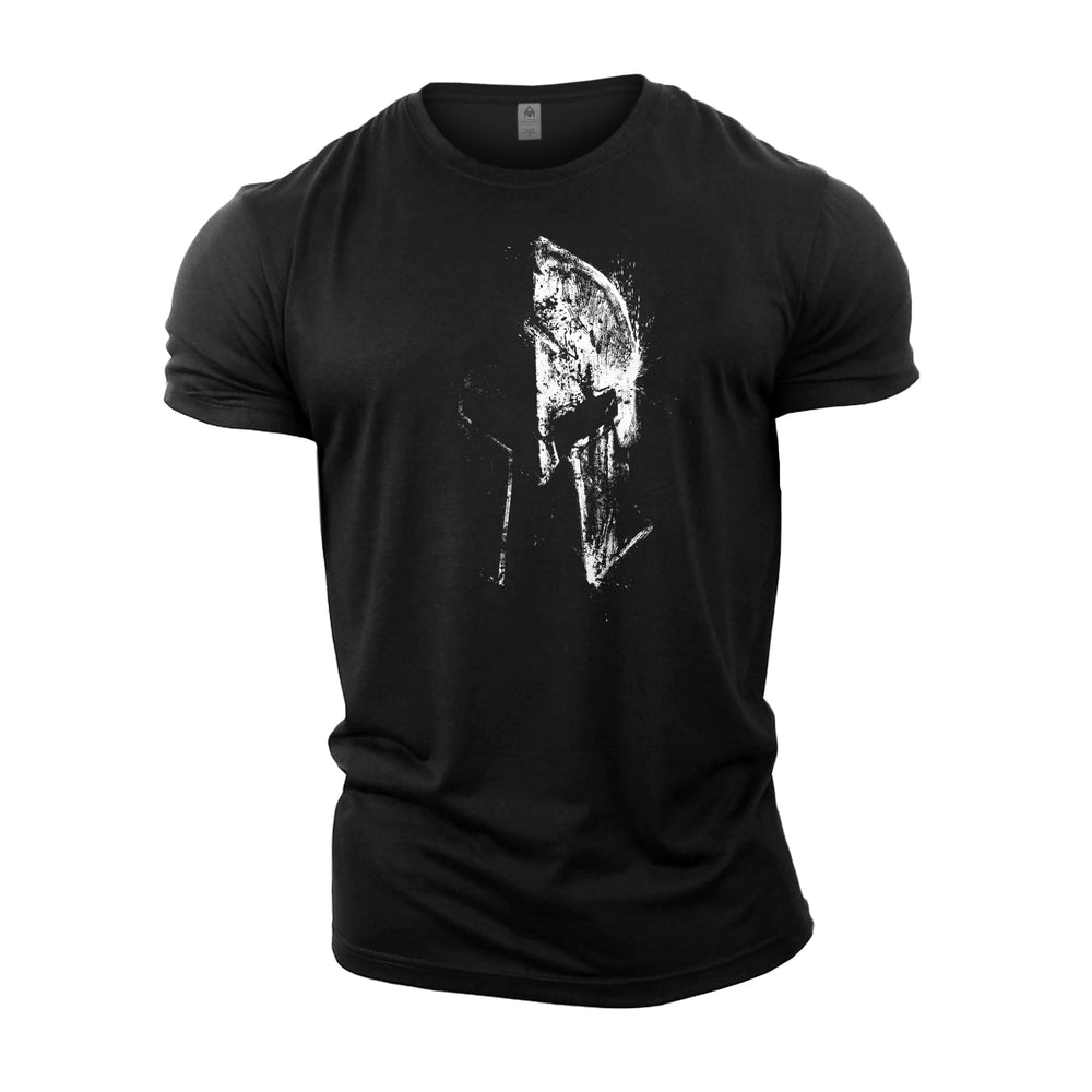 "Sportliches Herren Fitness T-Shirt, atmungsaktiv, körpernah, in Grau, perfektes Training-Top für maximale Bewegungsfreiheit.