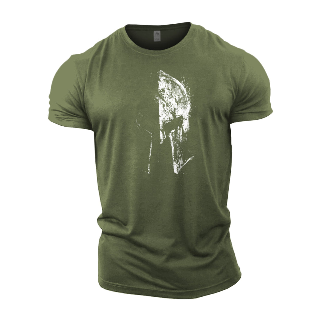 "Sportliches Herren Fitness T-Shirt, atmungsaktiv, körpernah, in Grau, perfektes Training-Top für maximale Bewegungsfreiheit.
