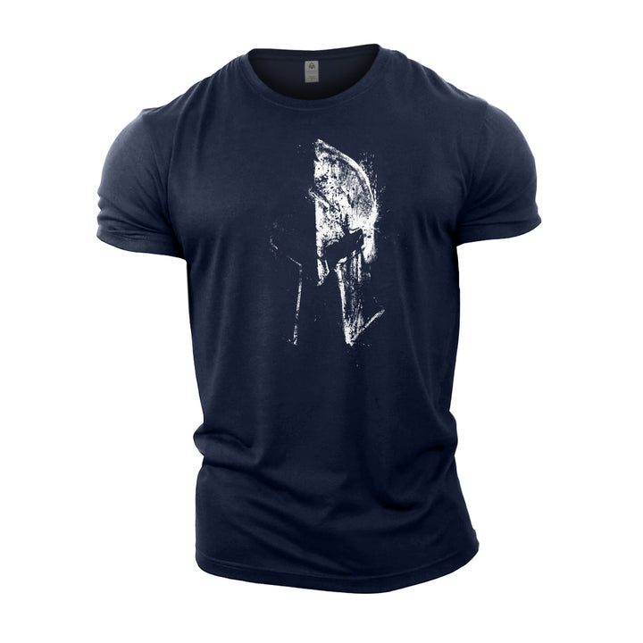 "Sportliches Herren Fitness T-Shirt, atmungsaktiv, körpernah, in Grau, perfektes Training-Top für maximale Bewegungsfreiheit.