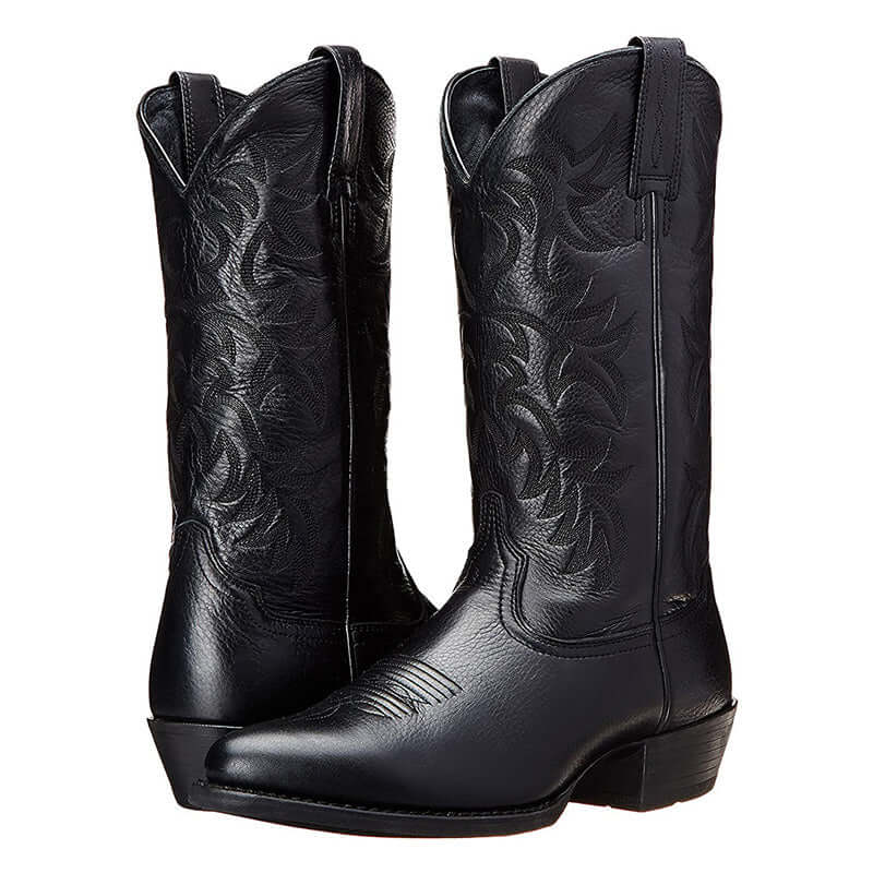 Halbhohe Cowboystiefel aus Leder