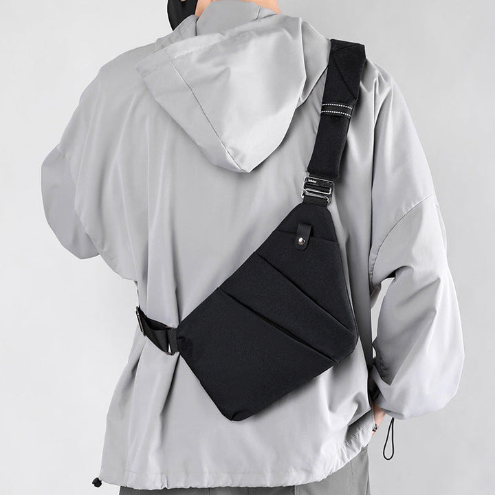"Stilvolle Anti-Diebstahl Umhängetasche für Damen, mit versteckten Reißverschlüssen, in modernem Design und wasserabweisend."