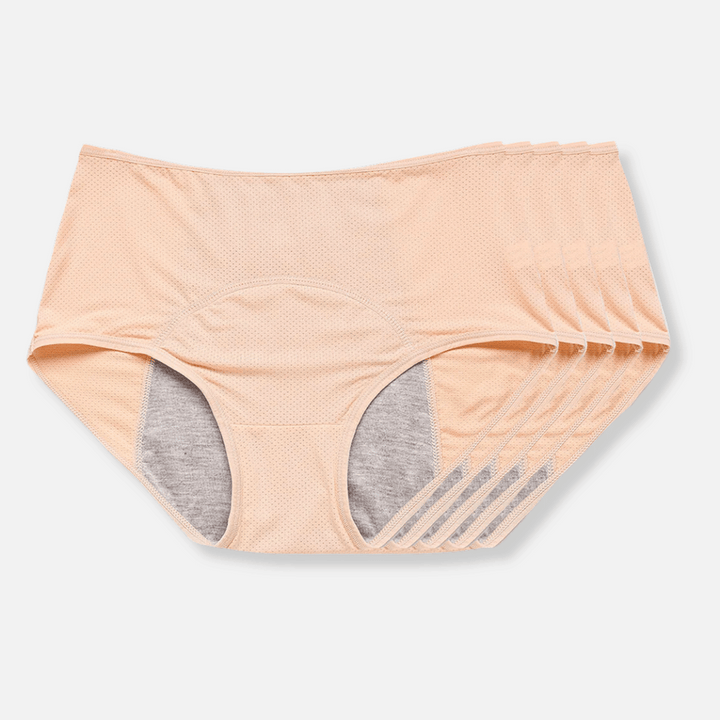 "Stilvolle auslaufsichere Damen-Unterhose, weiß, mit weichem, diskretem Design und hohem Tragekomfort für täglichen Schutz."