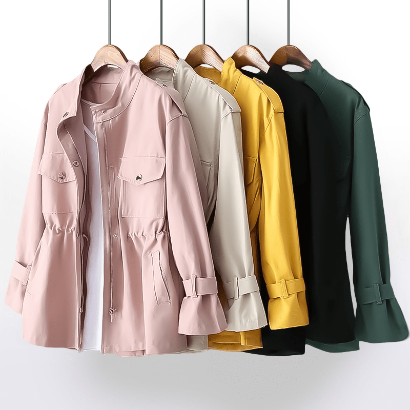 Stilvolle Damen Freizeijacke, vielseitig, schlicht, warm, lange Ärmel, gemütliche Passform, ideal für Winter und Alltag.