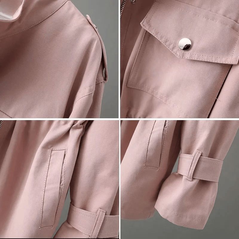 Stilvolle Damen Freizeijacke, vielseitig, schlicht, warm, lange Ärmel, gemütliche Passform, ideal für Winter und Alltag.