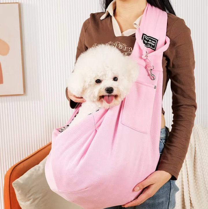 "Stilvolle, ergonomische Schultertasche für Hunde & Katzen in verschiedenen Farben, ideal für Reisen und Spaziergänge."