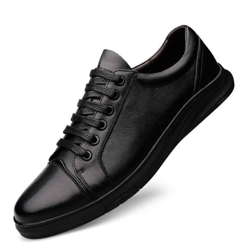 "Stilvolle Herrenschuhe schwarz-weiß, schlankes Design, geeignet für Alltag und Anlässe, hochwertig, komfortabel."