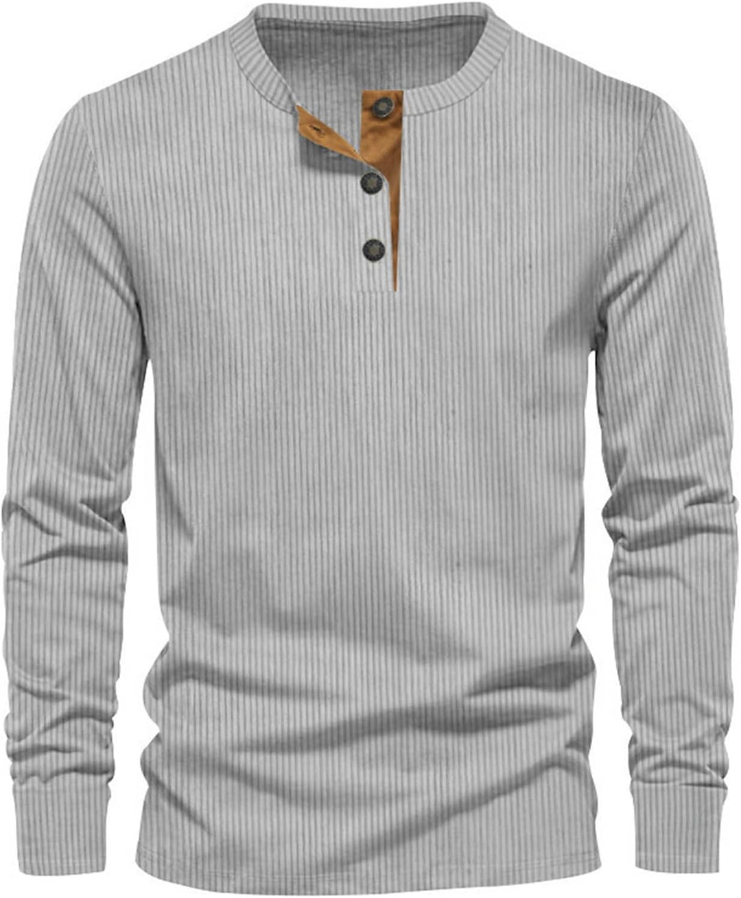 "Stilvolles Cord Langarmshirt für Männer in sanften Farben, weich und elegant für Alltag und besondere Anlässe."