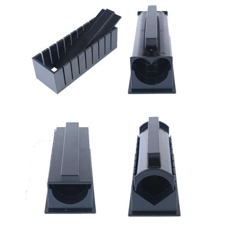 "Sushi Maker Set, 11-teilig, mit Formen für Herz, Rechteck, Quadrat, Blume, aus umweltfreundlichem Kunststoff."