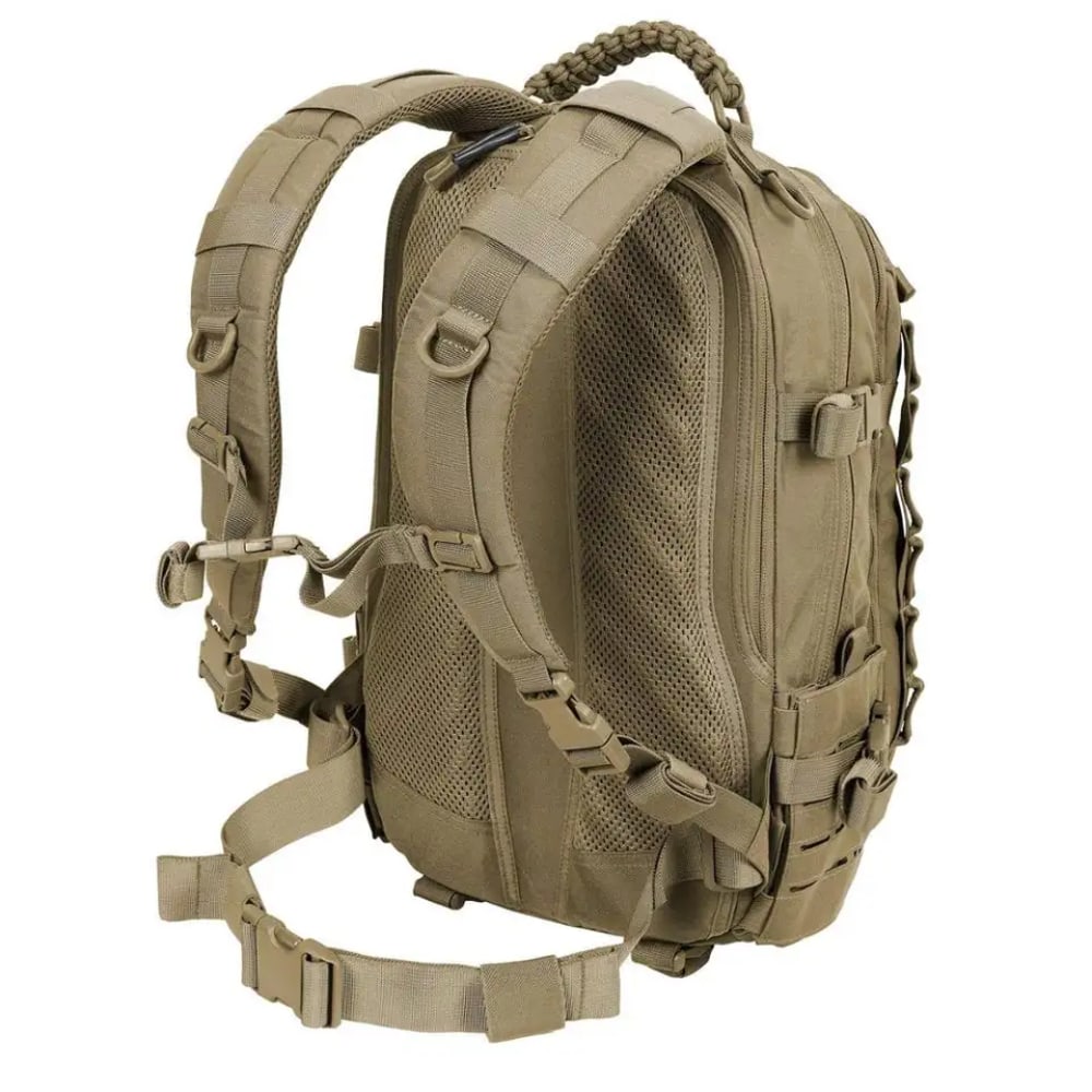 "Taktischer Rucksack Explorer, robustes Design, 30L, Armeegrün, ideal für Outdoor-Abenteuer, mehrere Fächer, ergonomisch."