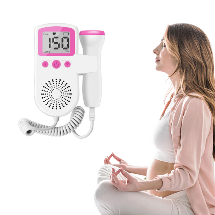 "Tragbarer Fetal-Doppler für Mütter, handlich und leicht, mit Lautstärkeregelung zur Herzfrequenzüberwachung des Babys."