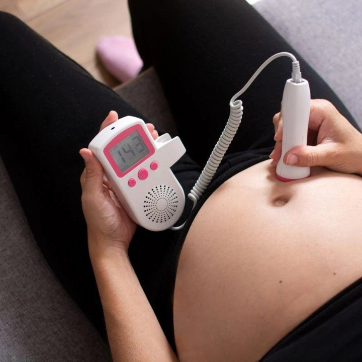 "Tragbarer Fetal-Doppler für Mütter, handlich und leicht, mit Lautstärkeregelung zur Herzfrequenzüberwachung des Babys."
