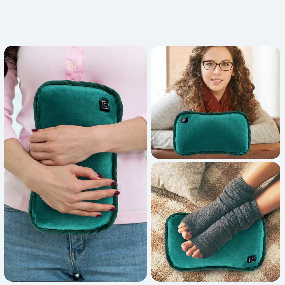 Tragbares Heizkissen mit USB, weiches Material, rechteckig, schafft gemütliche Wärme; perfekt für kalte Tage.