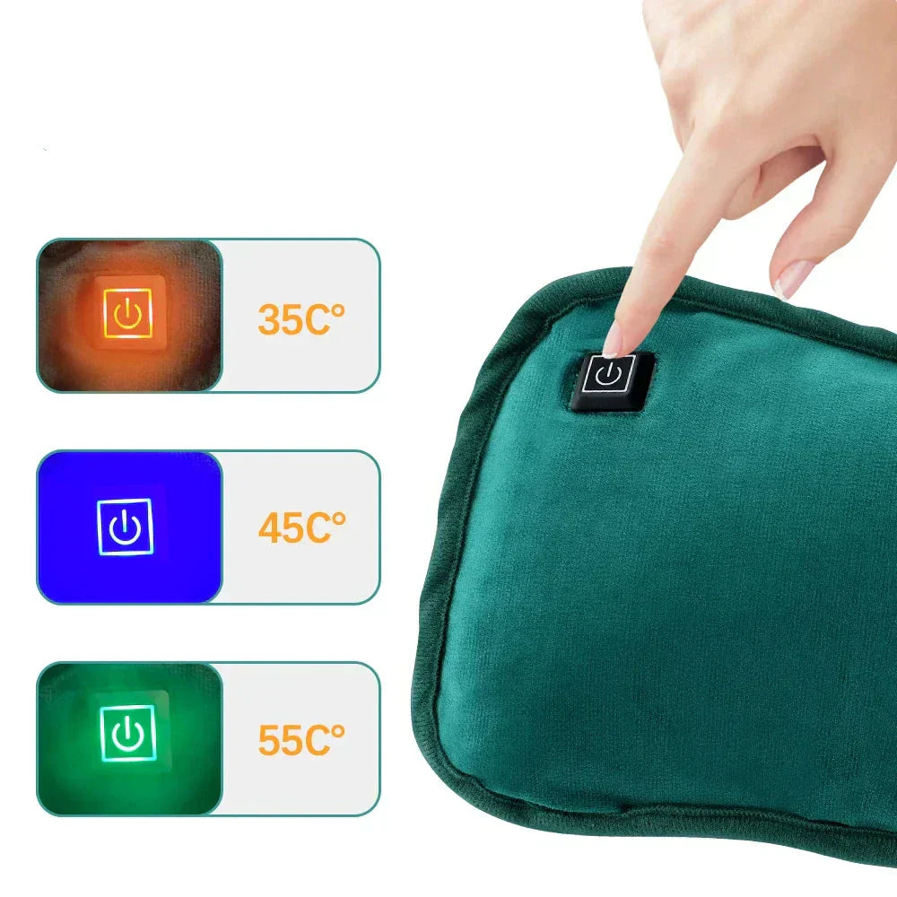Tragbares Heizkissen mit USB, weiches Material, rechteckig, schafft gemütliche Wärme; perfekt für kalte Tage.
