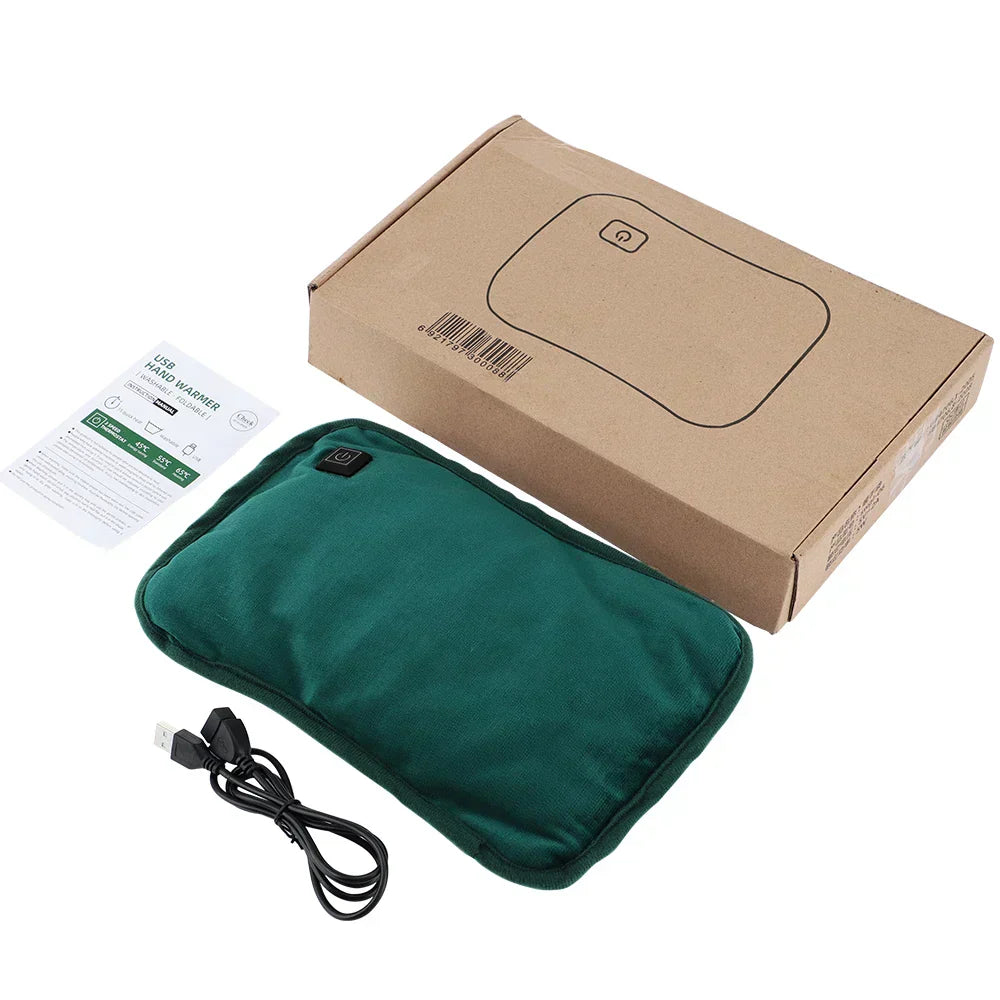 Tragbares Heizkissen mit USB, weiches Material, rechteckig, schafft gemütliche Wärme; perfekt für kalte Tage.