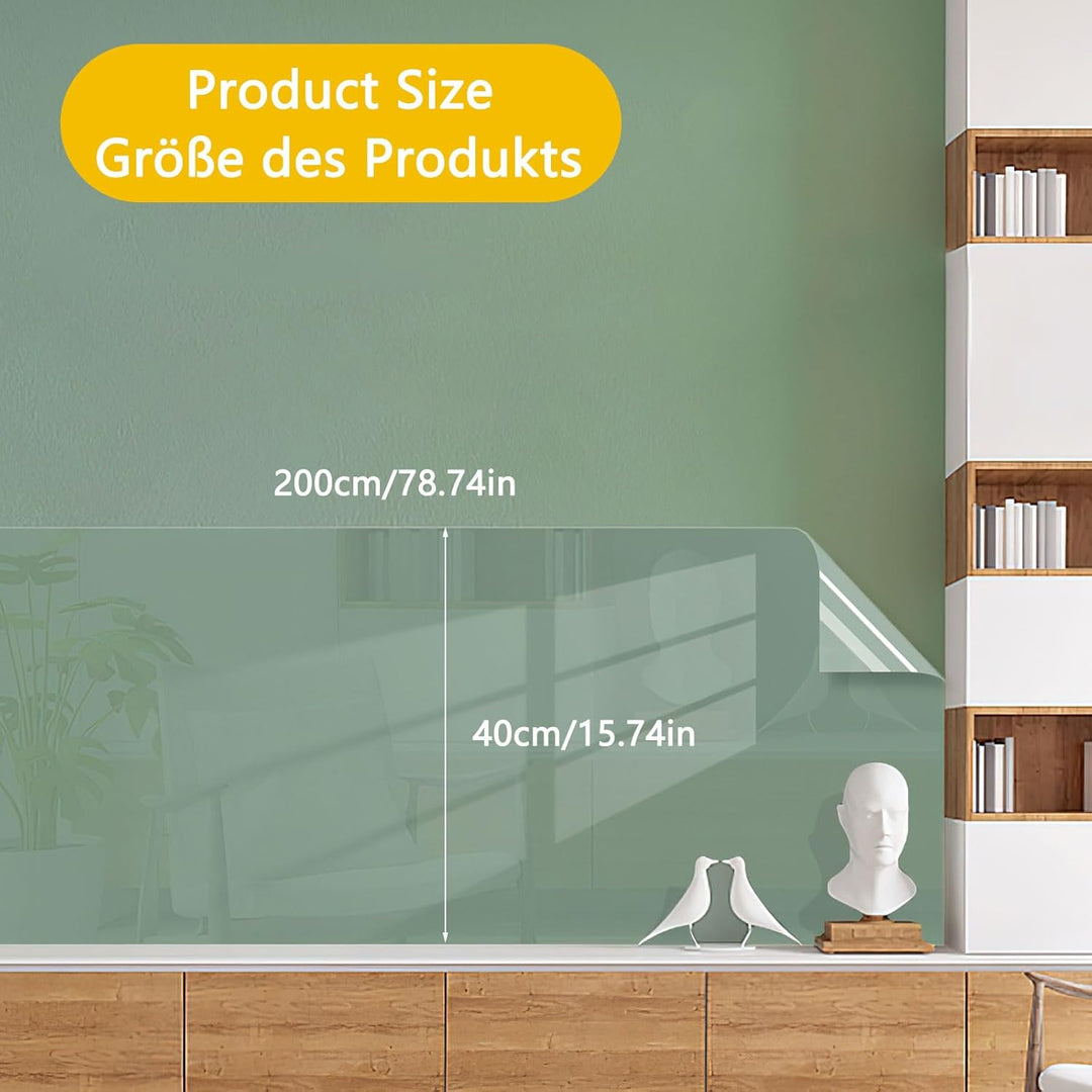 "Transparente elektrostatische Wandaufkleber für Schutz & Stil, ideal für Wände, schützt vor Flecken und Kratzern."