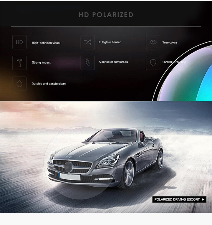 Trendige Unisex Vintage-Sonnenbrille mit polarisierten UV400-Gläsern, elegante Retro-Optik in Bronze für Damen und Herren.