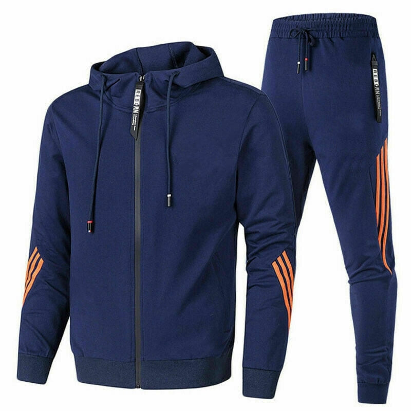 Trendiger Herren-Trainingsanzug in Grau, ideal für Komfort und Stil, mit hervorragender Materialqualität, für alle Jahreszeit