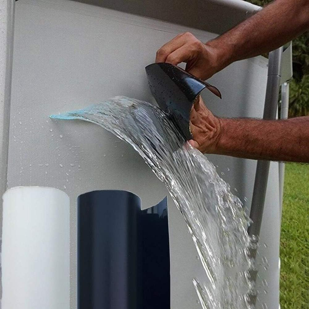 "Ultra starkes wasserdichtes Reparaturband, selbstklebend, schwarz, 10 cm Breite, ideal für Lecks und Risse im Garten"