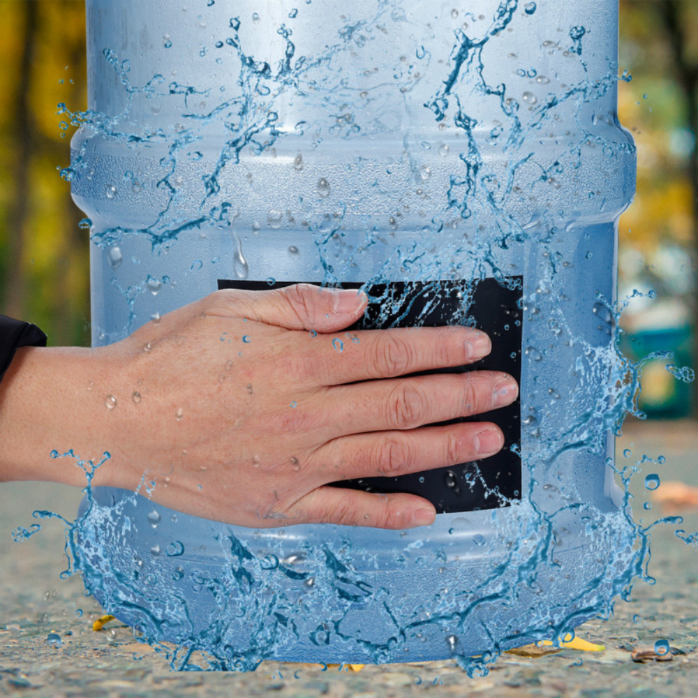 "Ultra starkes wasserdichtes Reparaturband, selbstklebend, schwarz, 10 cm Breite, ideal für Lecks und Risse im Garten"
