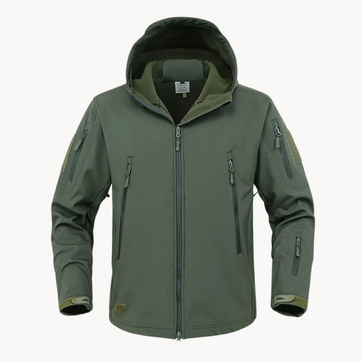 "Ultraleichte, wasserdichte Herrenjacke, blau, atmungsaktiv, verstaubar, ideal für Outdoor-Aktivitäten und Reisen."