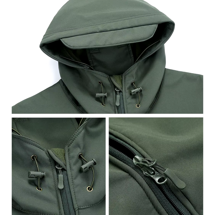 "Ultraleichte, wasserdichte Herrenjacke, blau, atmungsaktiv, verstaubar, ideal für Outdoor-Aktivitäten und Reisen."