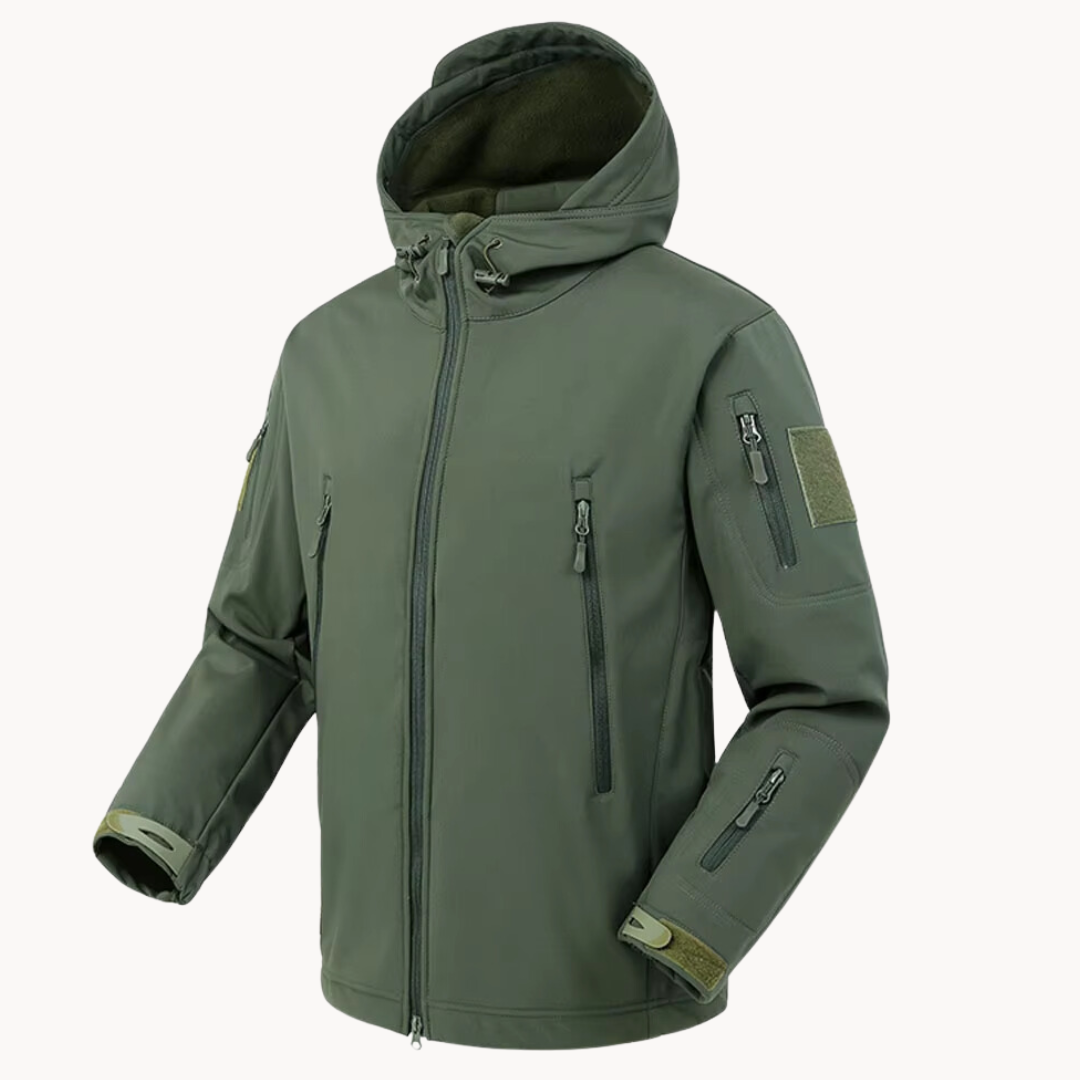 "Ultraleichte, wasserdichte Herrenjacke, blau, atmungsaktiv, verstaubar, ideal für Outdoor-Aktivitäten und Reisen."