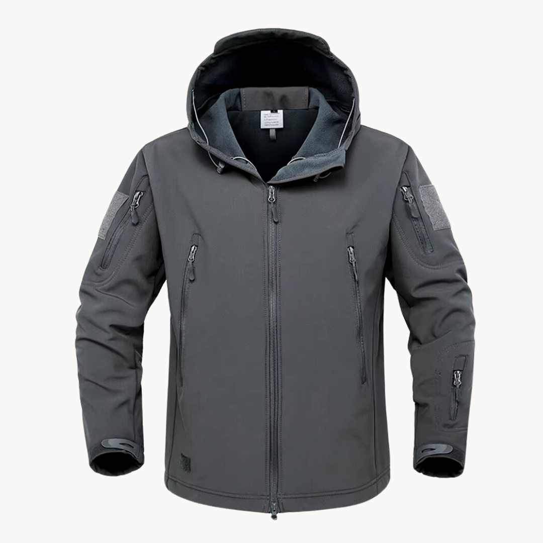 "Ultraleichte, wasserdichte Herrenjacke, blau, atmungsaktiv, verstaubar, ideal für Outdoor-Aktivitäten und Reisen."