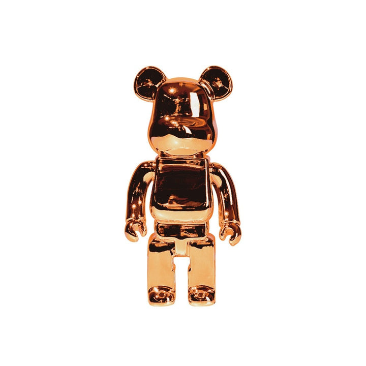 "Umweltfreundliche Bearbricks Skulptur, detailreich gestaltet, ideal für einzigartige Wohnraumdeko und Sammlerstück."