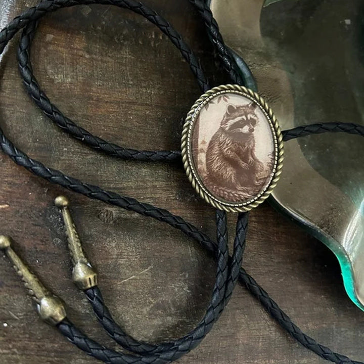 "Unisex Bolo Krawatte mit Banjo spielendem Frosch aus Metall und Harz, ideal als stilvolles, exotisches Accessoire."