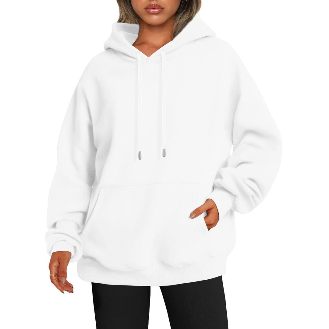 "Unisex Hoodie in Grau, weiche Baumwolle-Polyester-Mischung, modernes Design, vielseitig und bequem, ideal für jeden Anlass."