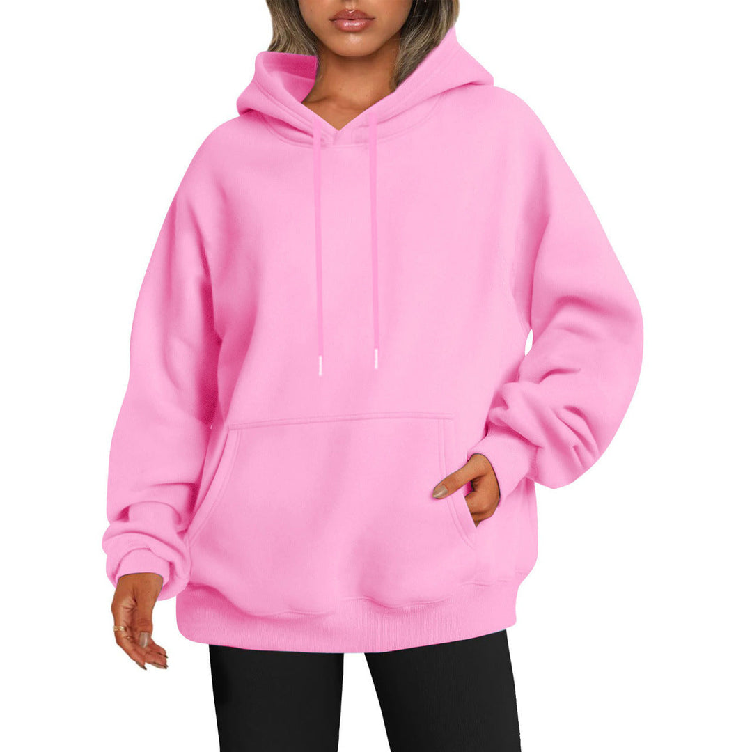 "Unisex Hoodie in Grau, weiche Baumwolle-Polyester-Mischung, modernes Design, vielseitig und bequem, ideal für jeden Anlass."