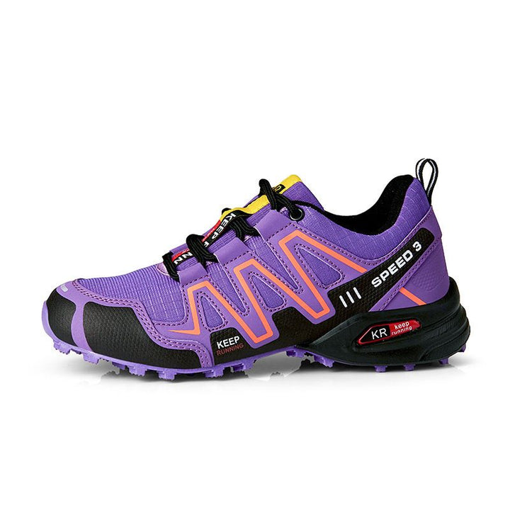 "Unisex orthopädischer Wanderschuh, blau, ergonomisch, atmungsaktiv, mit rutschfester Sohle für Komfort und Stabilität"