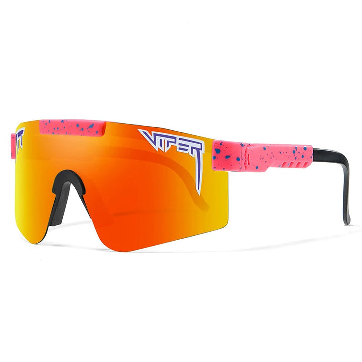 "Unisex Sportsonnenbrille mit UV400 Schutz, robuster Rahmen, ideal zum Radfahren und Outdoor-Aktivitäten, modisches Design"