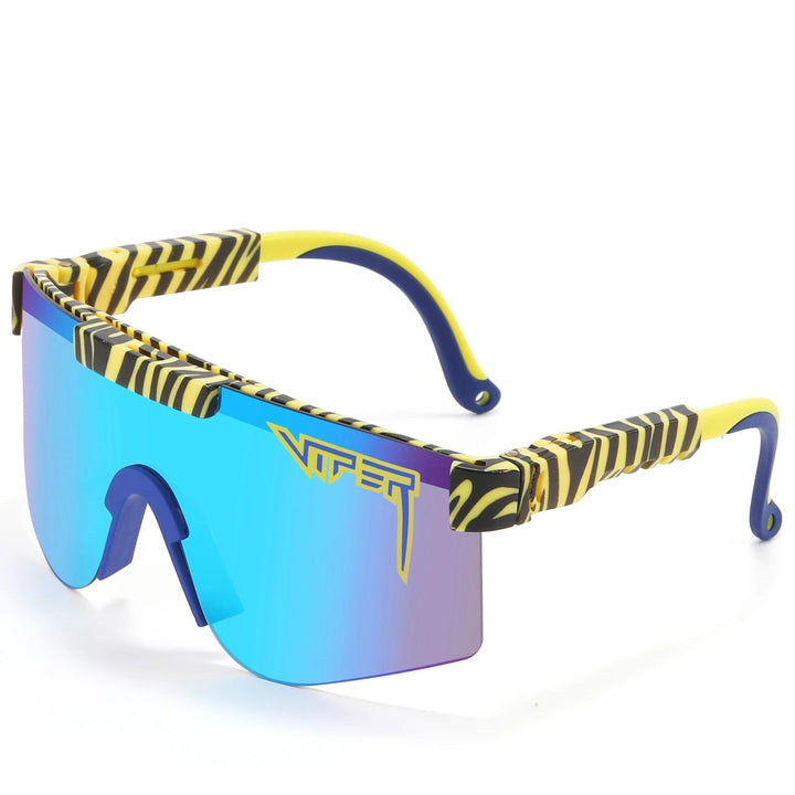 "Unisex Sportsonnenbrille mit UV400 Schutz, robuster Rahmen, ideal zum Radfahren und Outdoor-Aktivitäten, modisches Design"