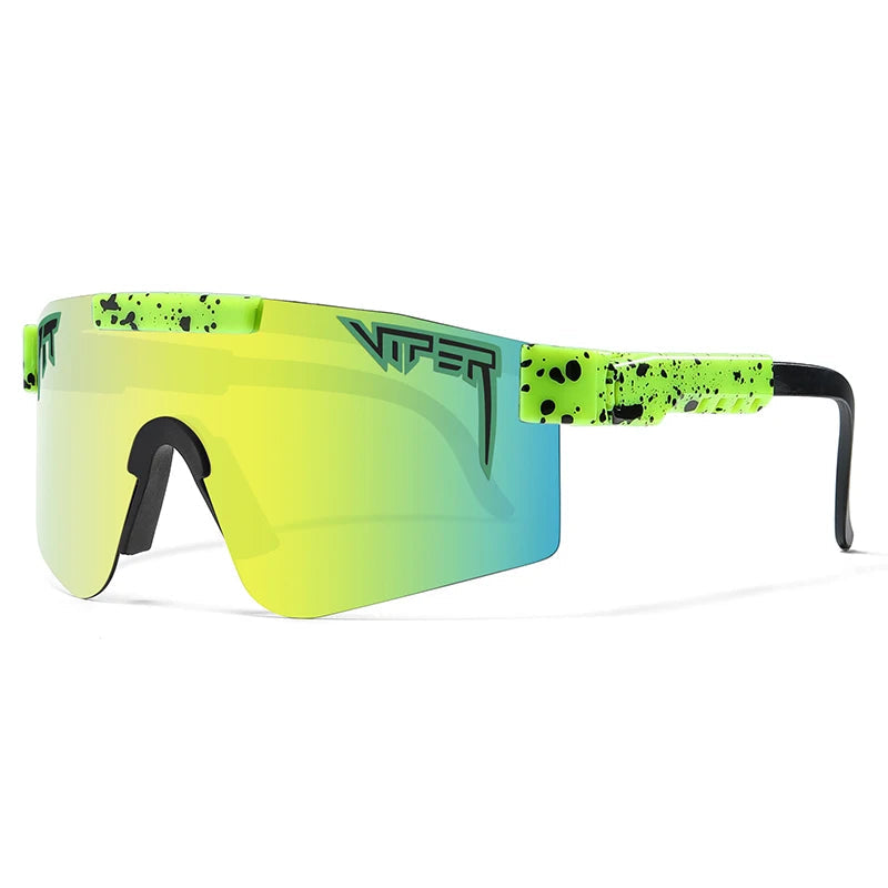"Unisex Sportsonnenbrille mit UV400 Schutz, robuster Rahmen, ideal zum Radfahren und Outdoor-Aktivitäten, modisches Design"